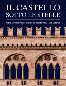 castello sotto le stelle pavia