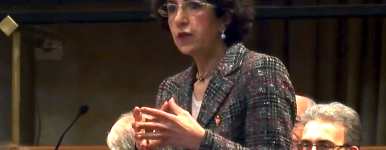 Fabiola Gianotti all’Università di Pavia. Il video integrale