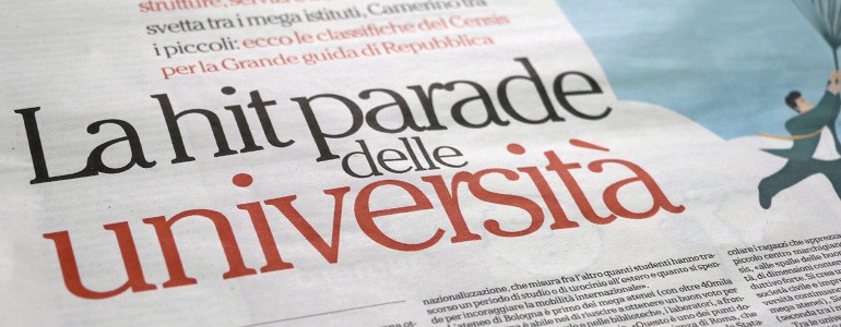 L’Università di Pavia è seconda nella classifica Censis-Repubblica; prima per Medicina e per Scienze chimiche/farmaceutiche