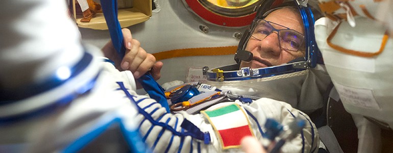 Paolo Nespoli torna nello spazio, sulla ISS anche un esperimento dell’Università di Pavia