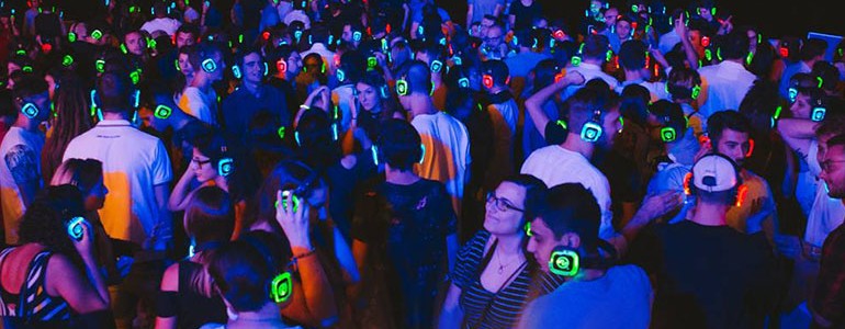 Il Silent Party in pieno centro a Pavia