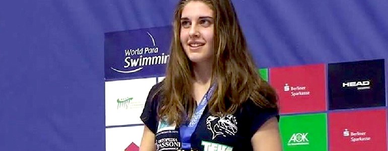Studentessa unipv campionessa paralimpica di nuoto