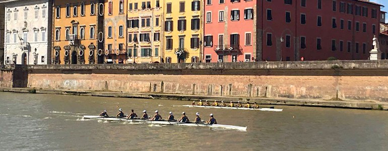 Il CUS Pavia vince la regata storica contro Pisa