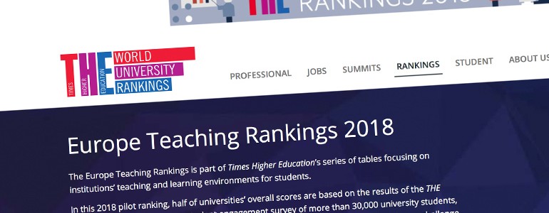La nuova classifica Times conferma l’eccellenza dell’Università di Pavia