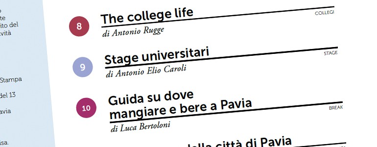 È uscito lo “speciale matricole” di Inchiostro