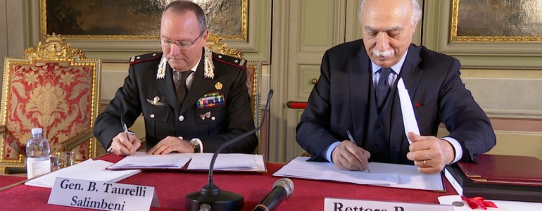Università di Pavia e Arma dei Carabinieri, firmata la Convenzione quadro