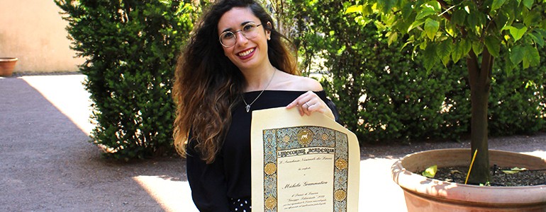 Laureata unipv premiata dall’Accademia dei Lincei