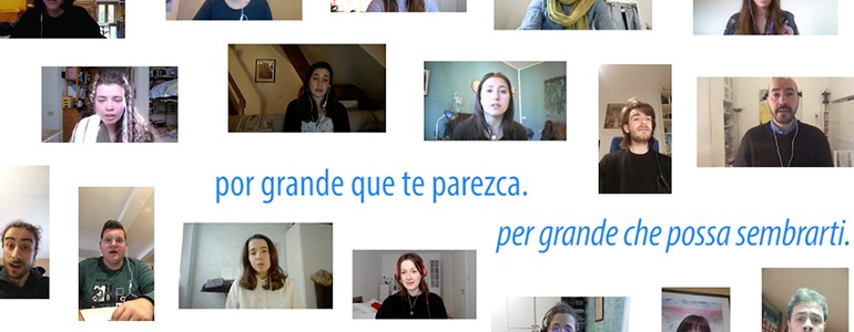 Il Coro di Musicologia si riunisce online e canta ‘Esta Tierra’ di Javier Busto (video)