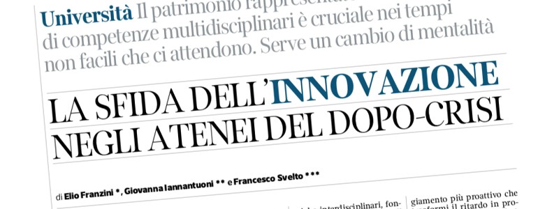 Università di Pavia, Statale e Bicocca: sul Corriere la lettera dei tre rettori